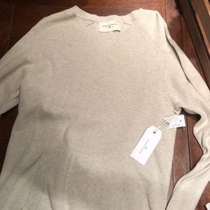 NWT Men’s size S, Oatmeal sweater with pockets